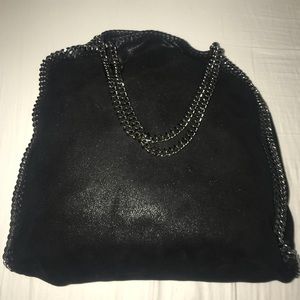 STELLA McCARTNEY FALABELLA LARGE TOTE (BLACK)